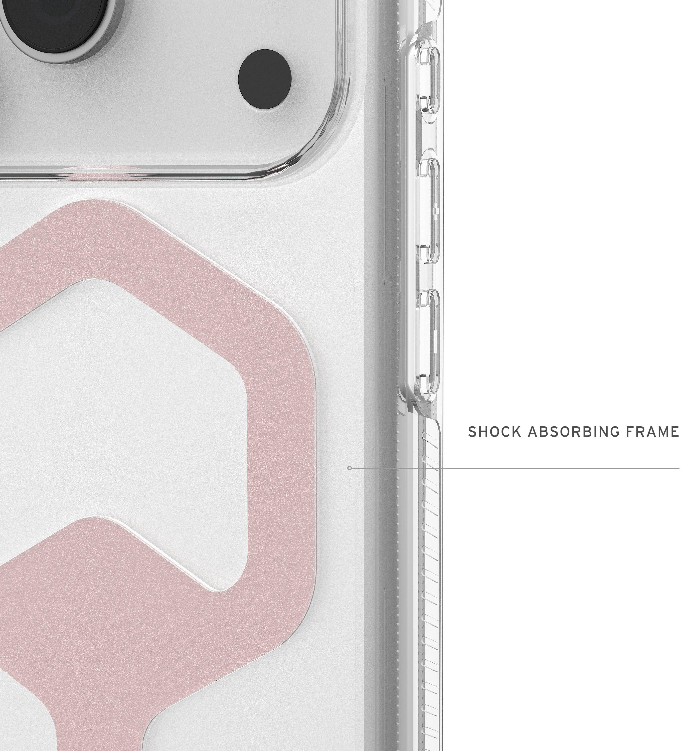Чехол UAG для Apple iPhone 17 Pro, Plyo MagSafe, Ice/Rose Gold (114529114348) фото 9