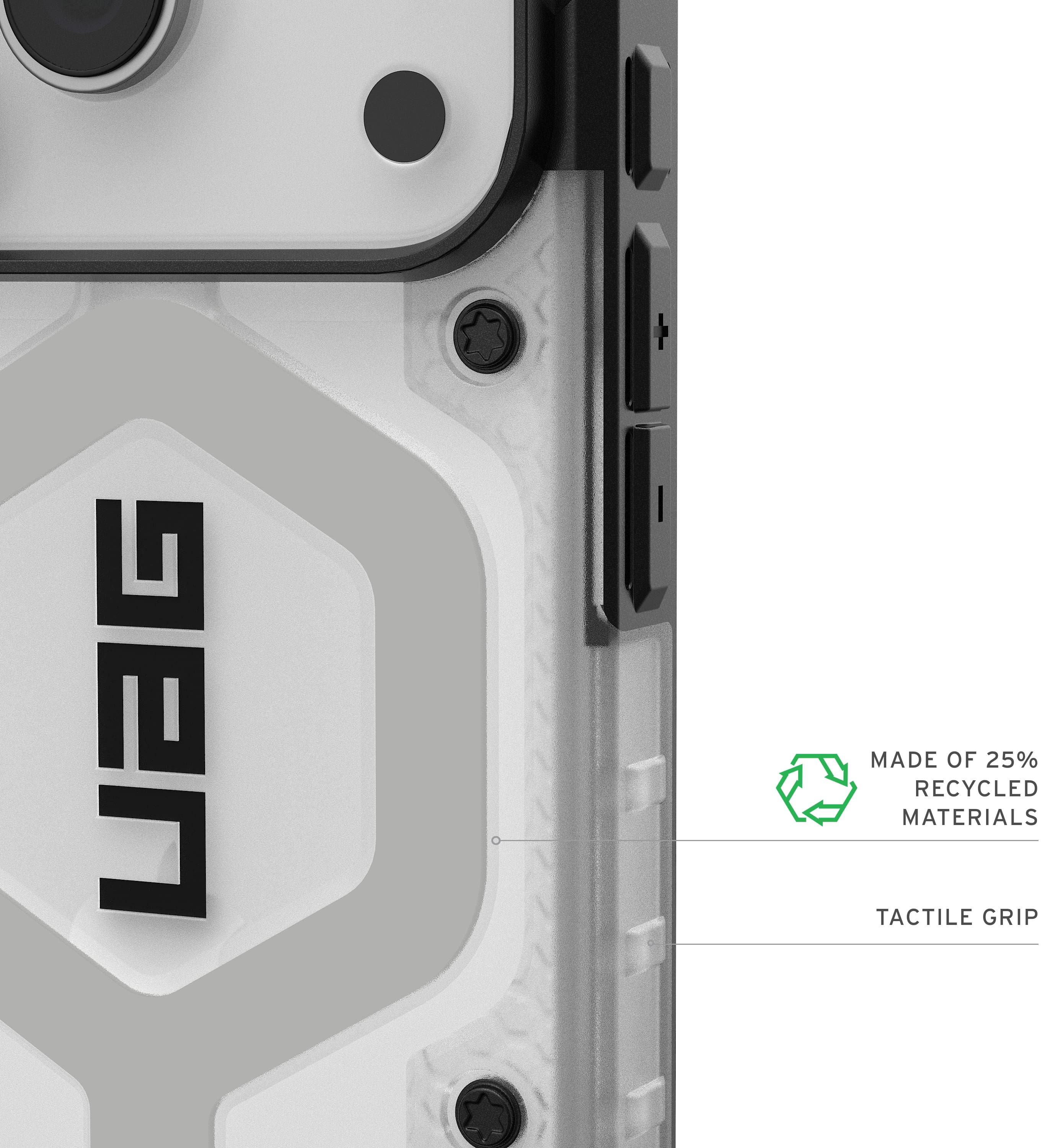 Чохол UAG для Apple iPhone 17 Pro, Pathfinder Clear MagSafe, Ice/Silver (114551114333)фото9