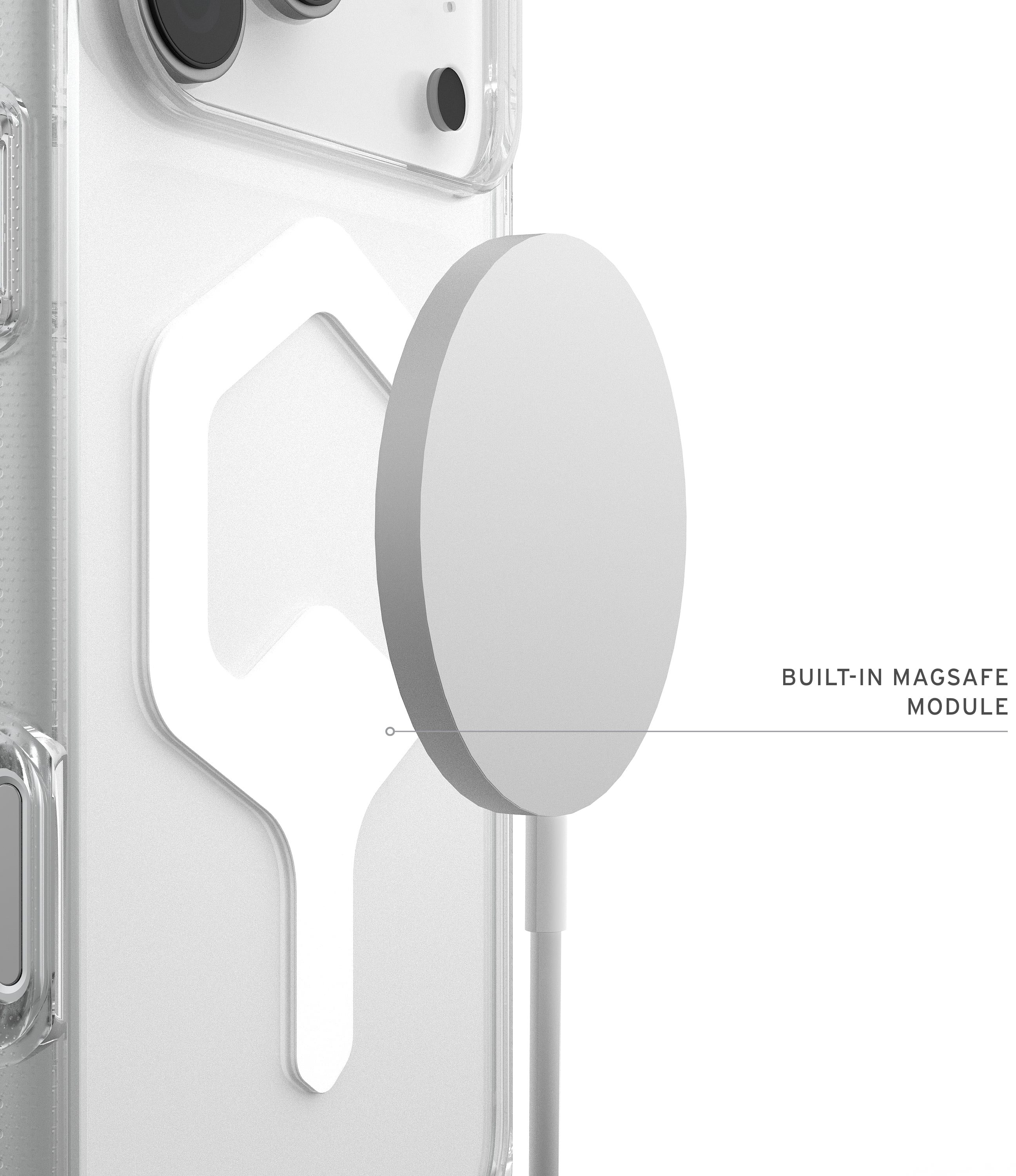 Чохол UAG для Apple iPhone 17 Pro Max, Plyo MagSafe, Ice/White (114530114341)фото7