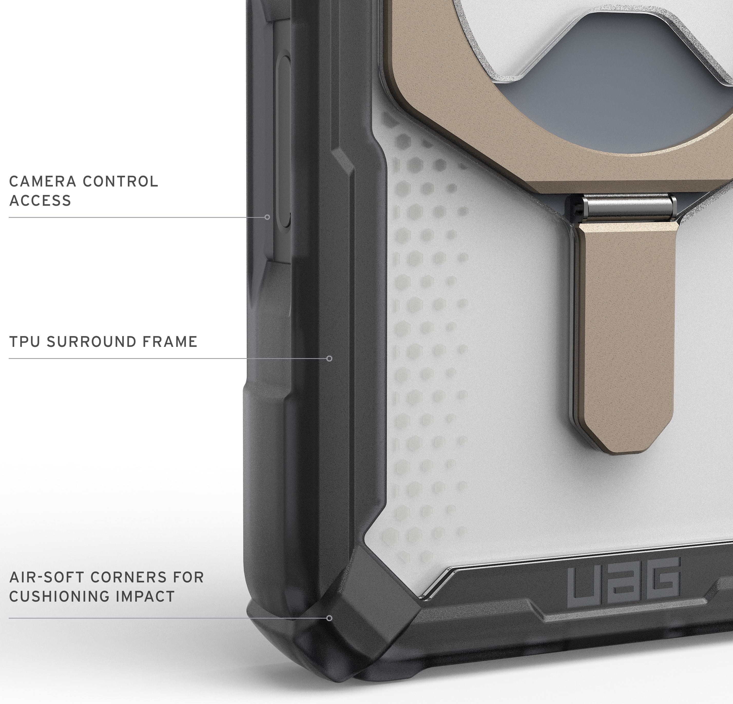 Чохол UAG для Apple iPhone 17 Pro, Plasma XTE MagSafe, Ash/Titanium (114527113136)фото8