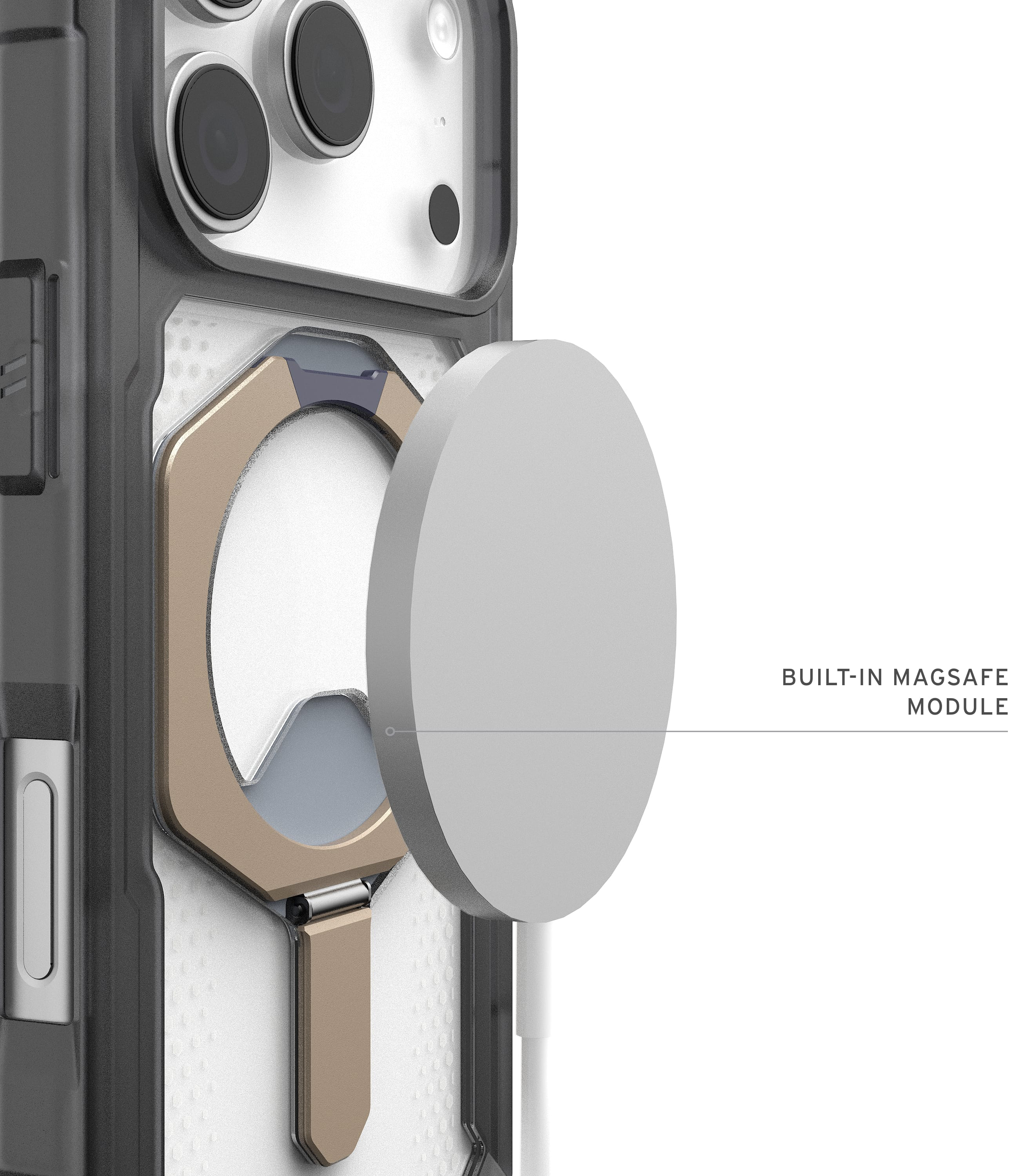 Чохол UAG для Apple iPhone 17 Pro, Plasma XTE MagSafe, Ash/Titanium (114527113136)фото9