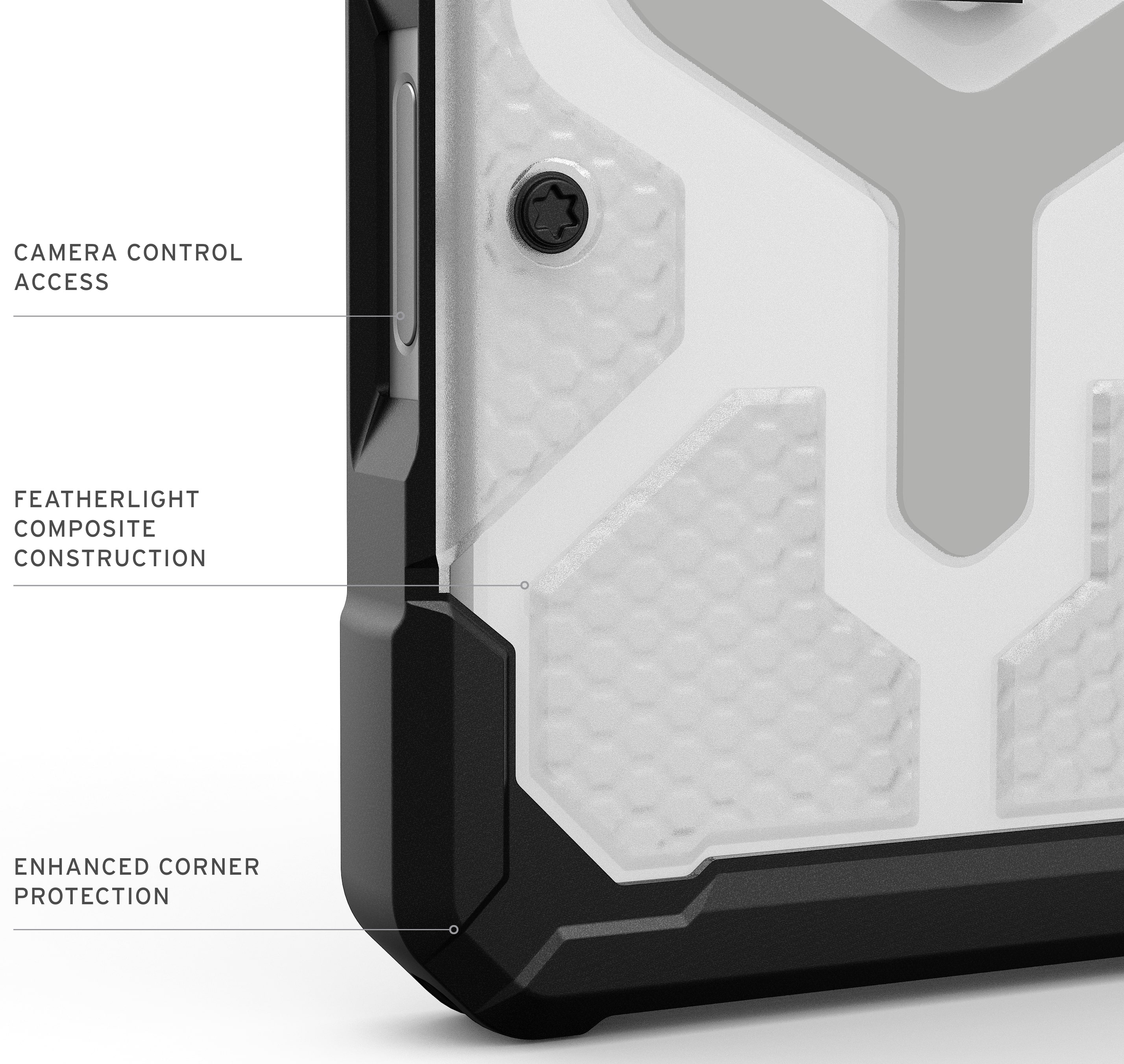 Чехол UAG для Apple iPhone 17 Pro Max, Pathfinder Clear MagSafe, Ice/Silver (114552114333) фото 6