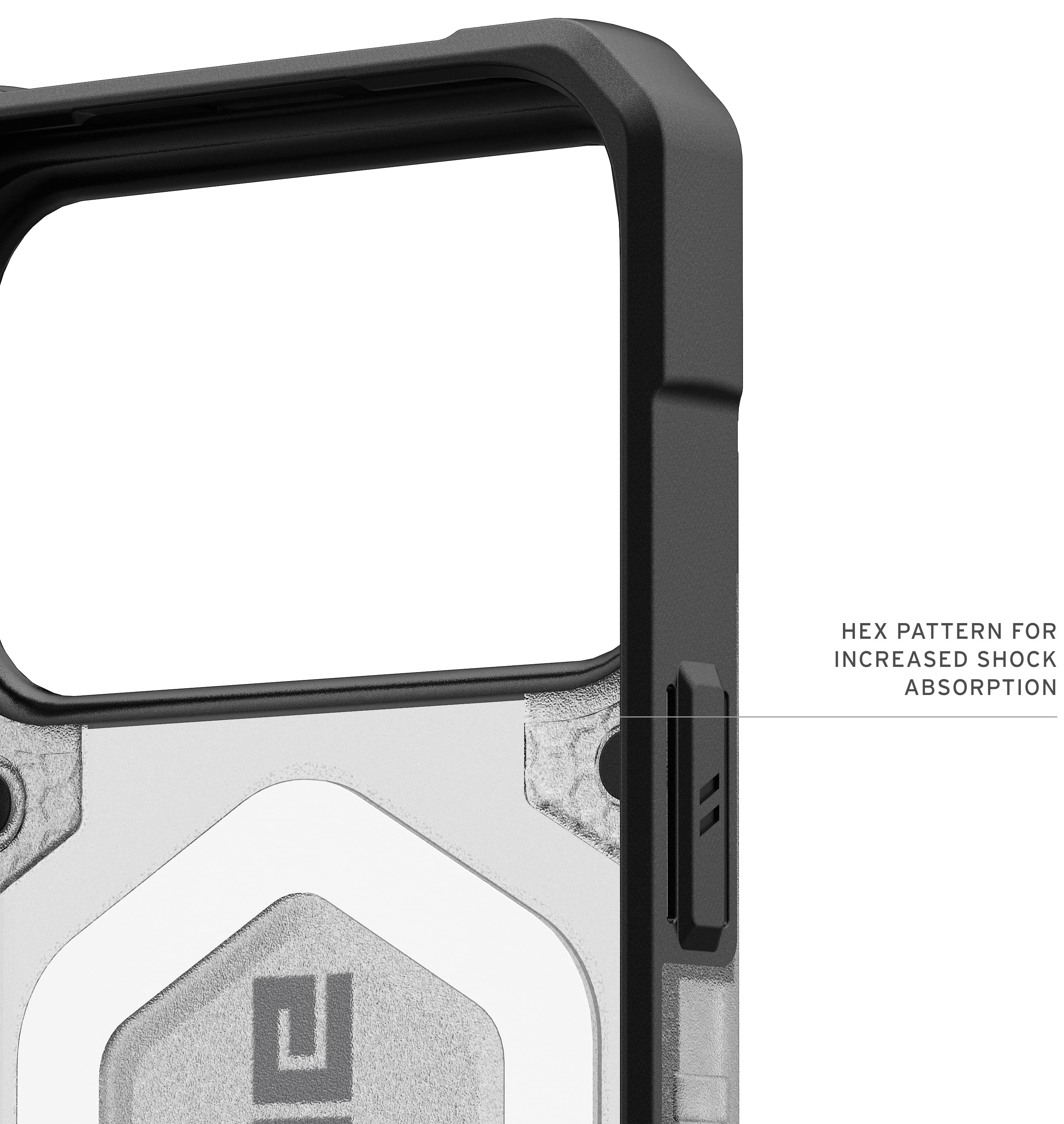 Чехол UAG для Apple iPhone 17 Pro Max, Pathfinder Clear MagSafe, Ice/Silver (114552114333) фото 8