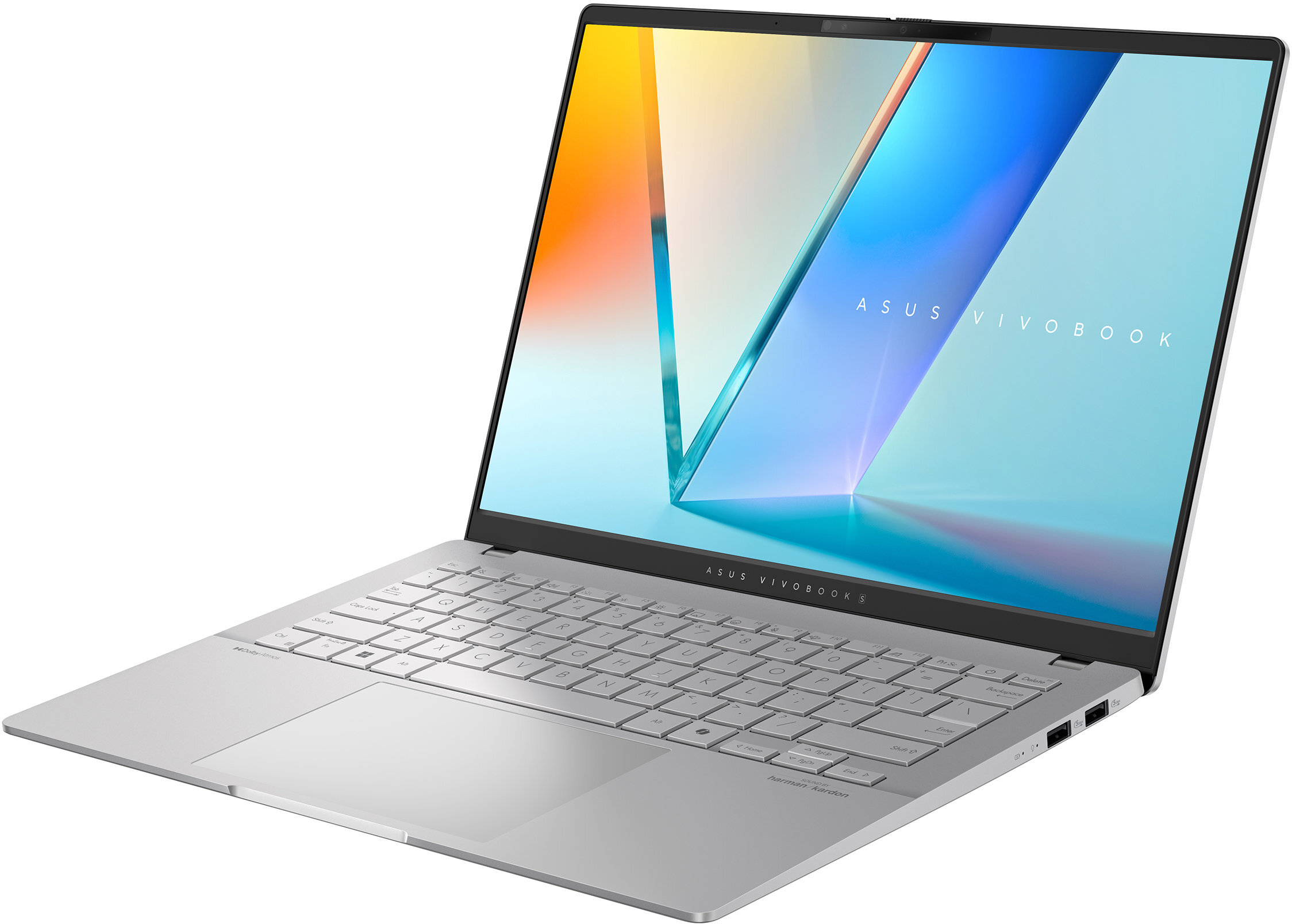 Ноутбук ASUS Vivobook S 14 M5406KA-SF150 Cool Silver (90NB15W1-M008H0)фото3