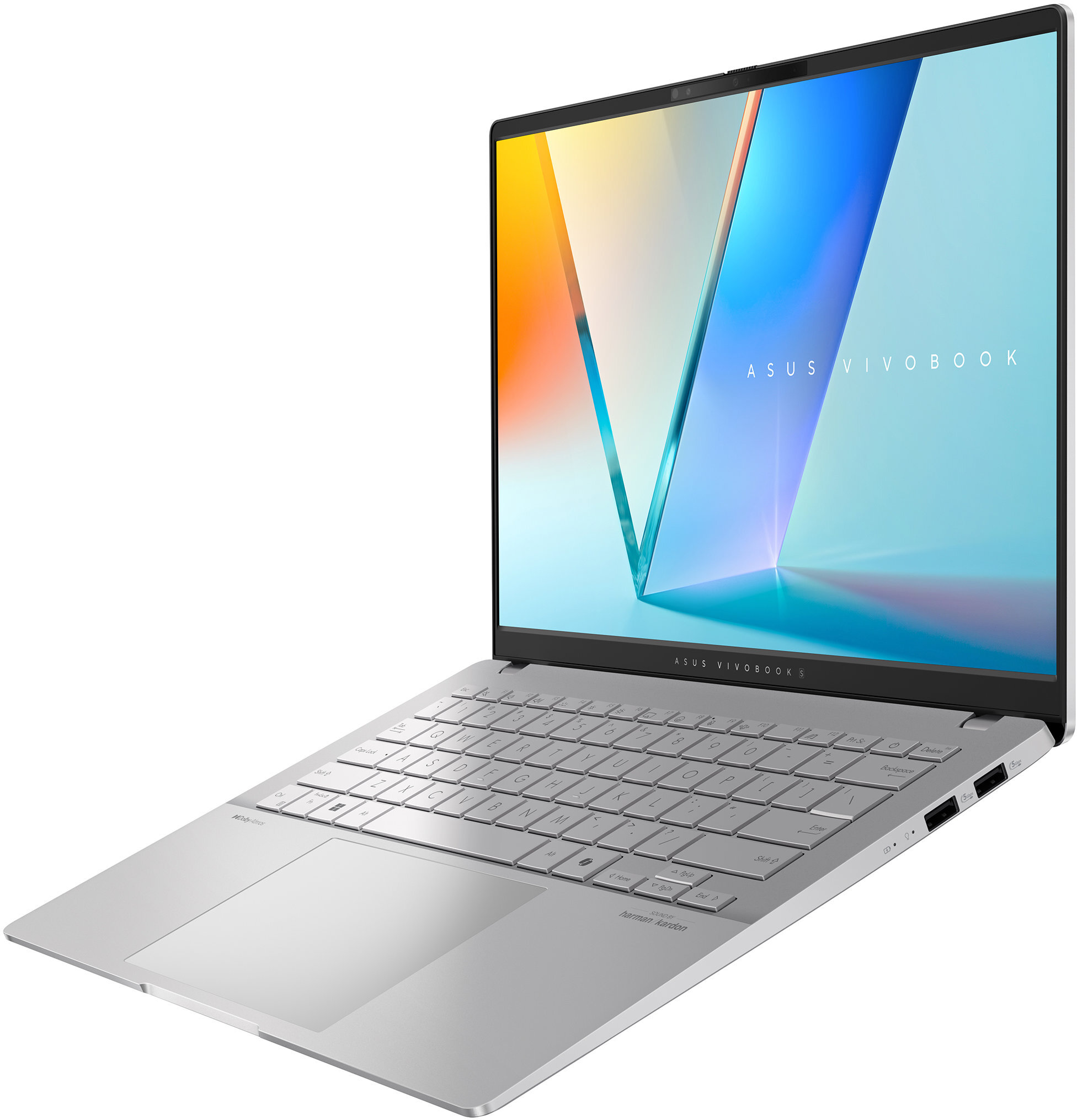 Ноутбук ASUS Vivobook S 14 M5406KA-SF150 Cool Silver (90NB15W1-M008H0)фото8