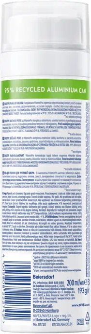 Піна для гоління Nivea Men для чутливої шкіри 200млфото2