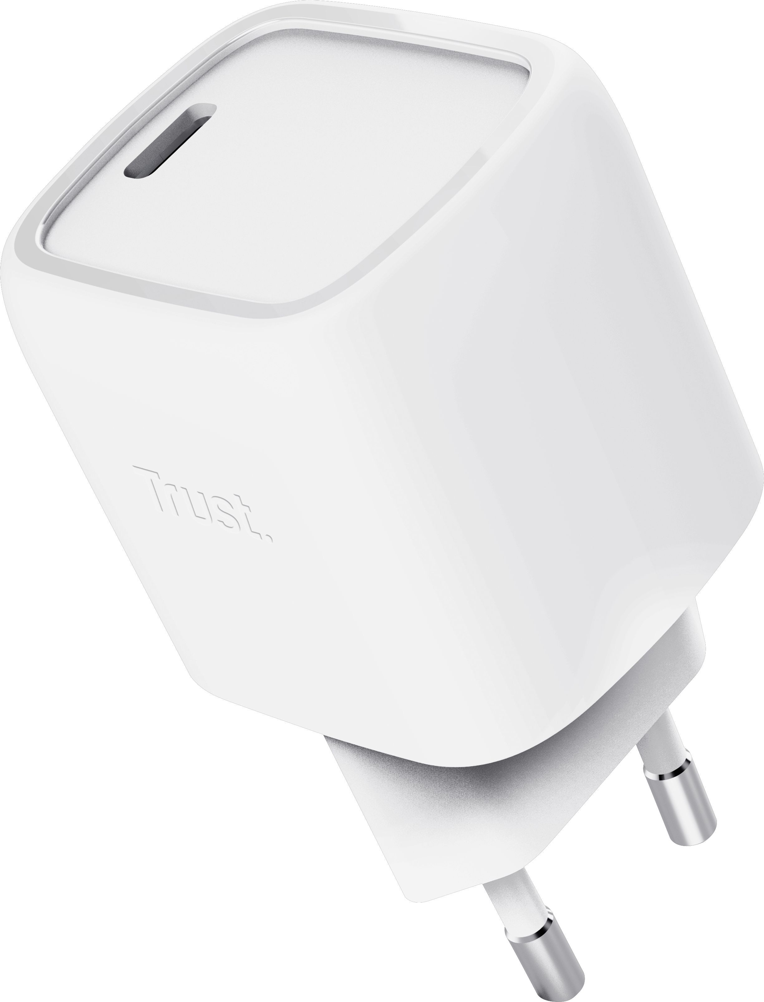 Зарядное устройство сетевое Trust Maxo 30Вт, GaN, USB-C, PD/PPS, White (25520_TRUST) фото 4