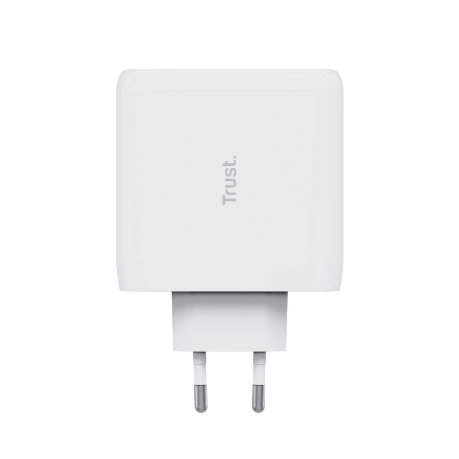 Сетевое зарядное устройство Trust Maxo 100Вт, GaN, USB-C ,PD/PPS, White (25140_TRUST) фото 4