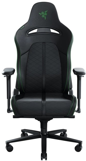 Кресло игровое Razer Enki 4D-Armrests Black/Green (RZ38-03720100-R3G1) фото 2
