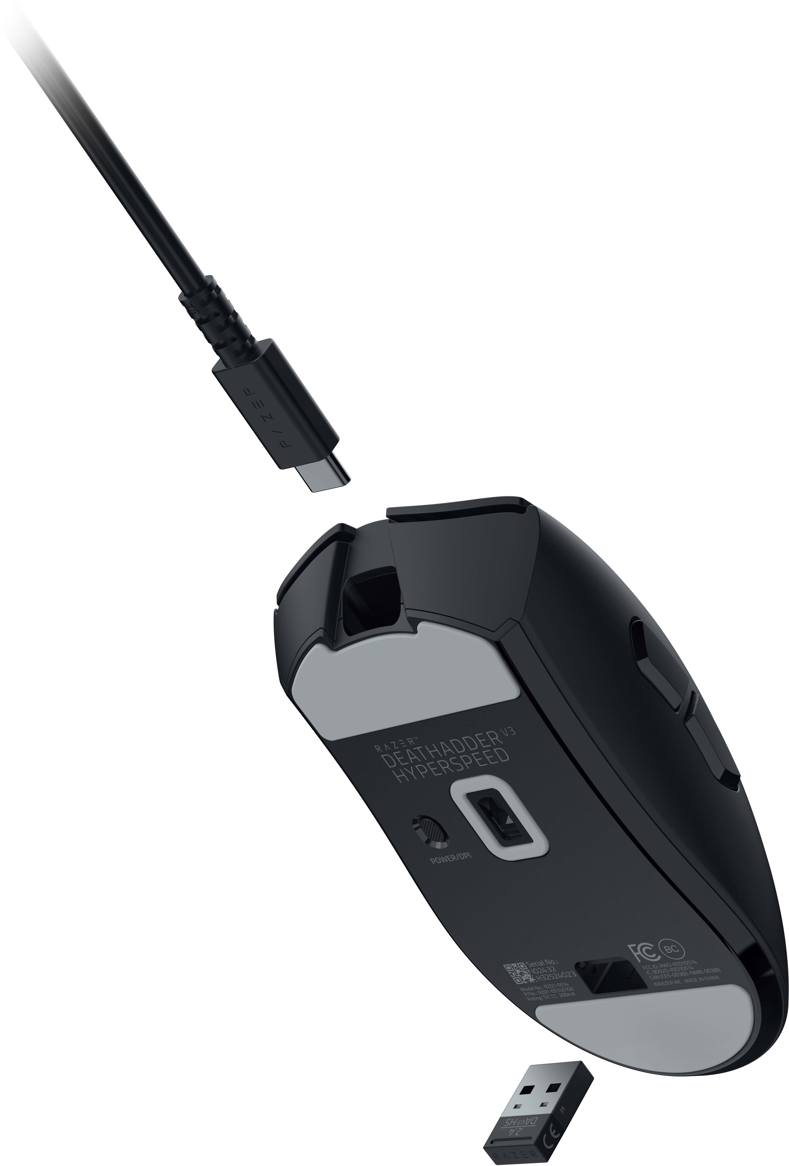 Игровая мышь Razer DeathAdder V3 HyperSpeed Wireless Black (RZ01-05140100-R3G1) фото 7