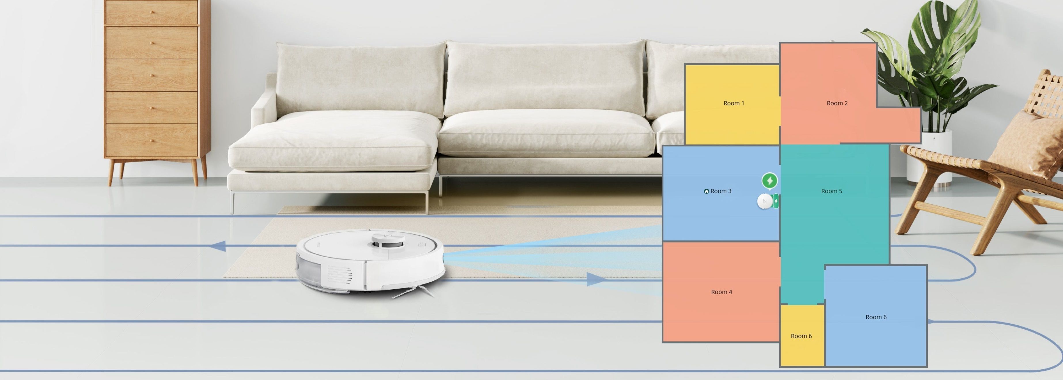 Робот-пилосос Roborock Q7 TF White 1141765фото