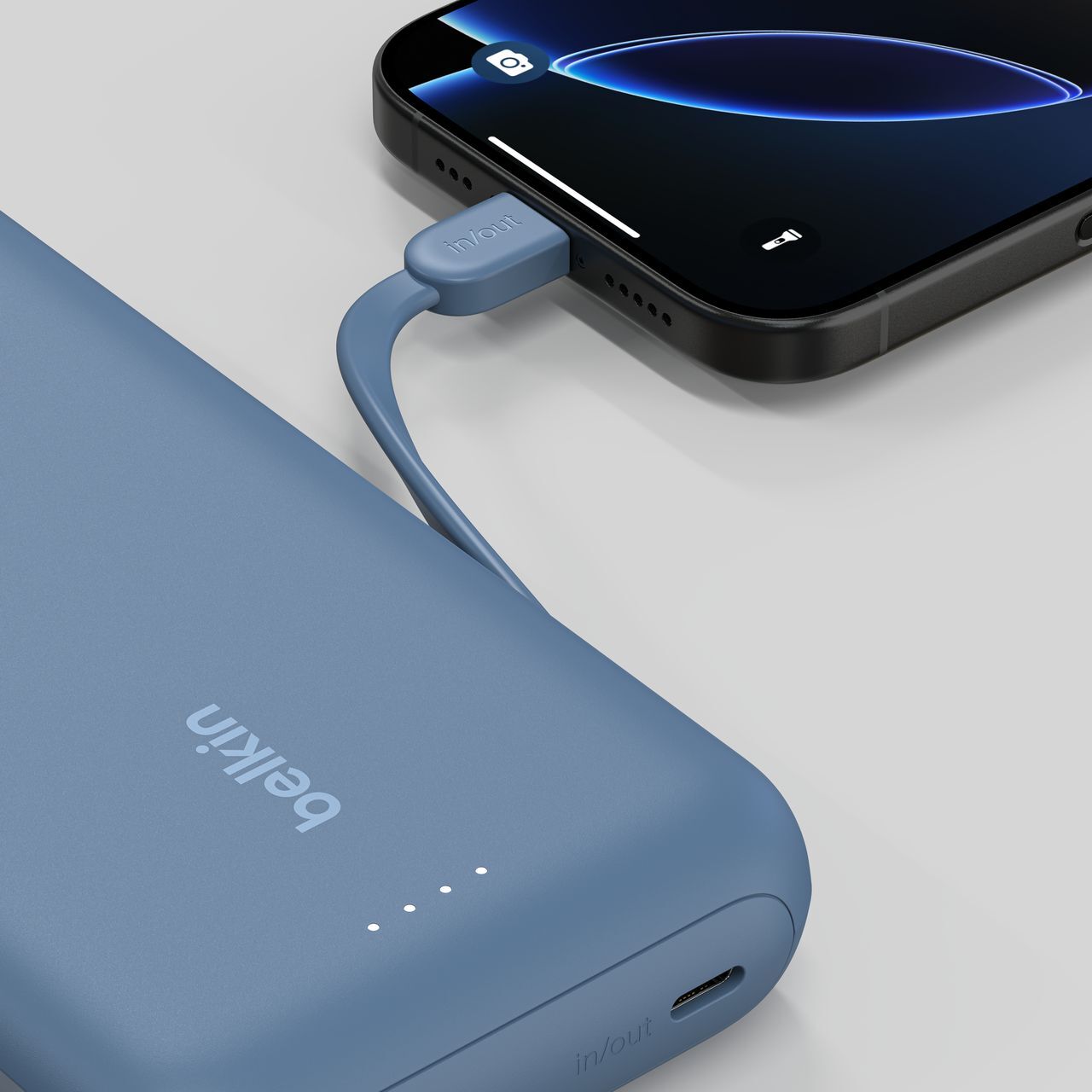 Портативний акумулятор Belkin 20000mAh, 30W USB-C Blue (BPB024HQBL)фото
