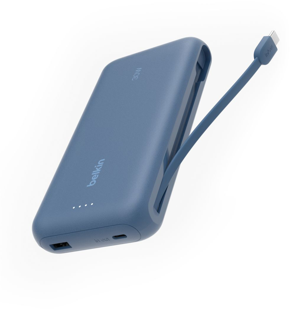 Портативний акумулятор Belkin 20000mAh, 30W USB-C Blue (BPB024HQBL)фото