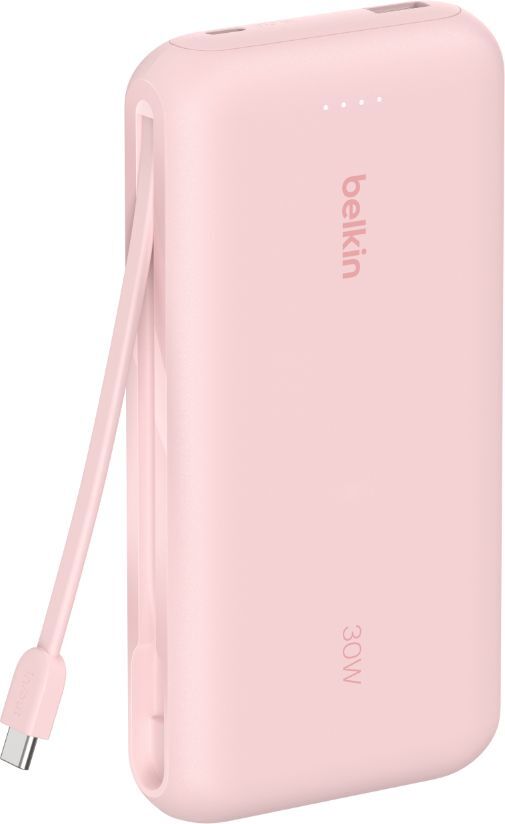 Портативний акумулятор Belkin 20000mAh, 30W USB-C Pink (BPB024HQPK)фото