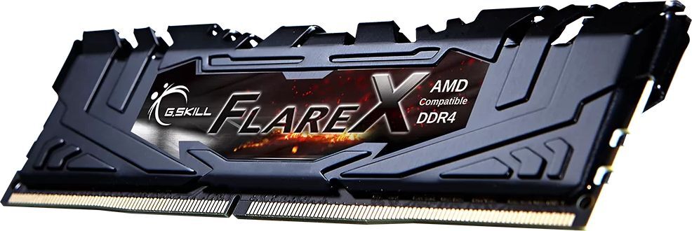 Память для ПК G.Skill DDR4 16GB (2x8GB) 3200 MHz FlareX Black (F4-3200C16D-16GFX) фото 