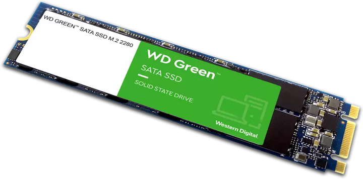 SSD накопичувач WD SATA M.2 480GB 6GB/S GREEN (WDS480G3G0B)фото2