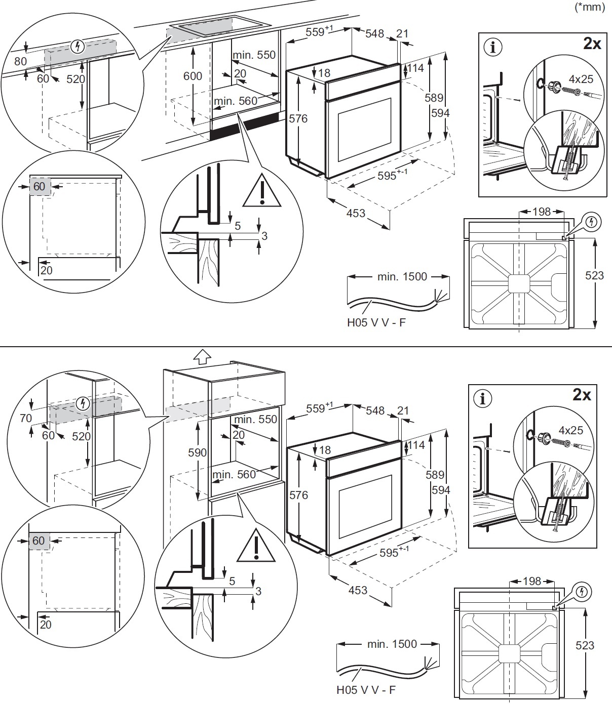 Духовой шкаф Electrolux EOA5220FOV фото 2