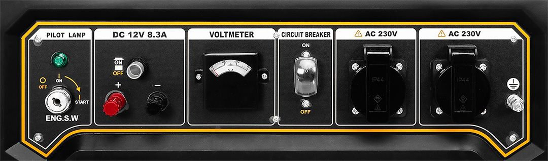 Генератор бензиновый Neo Tools 230В, 3кВт + солнечная панель Neo Tools 15Вт, 2xUSB (04-730P) фото 