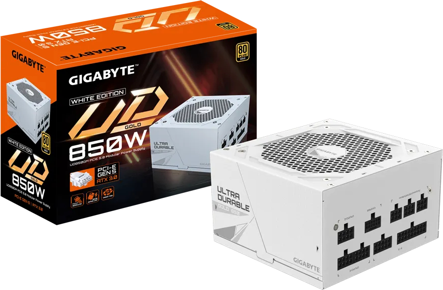 Блок живлення GIGABYTE 850W GP-UD850GM PG5W (GP-UD850GM PG5W)фото7