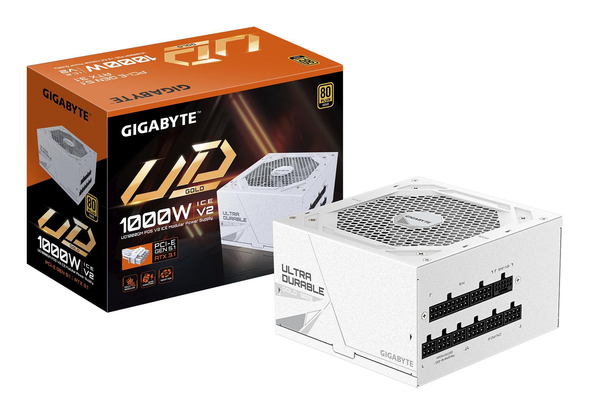 Блок живлення GIGABYTE 1000W GP-UD1000GM PG5 ICE (GP-UD1000GM PG5 ICE)фото7