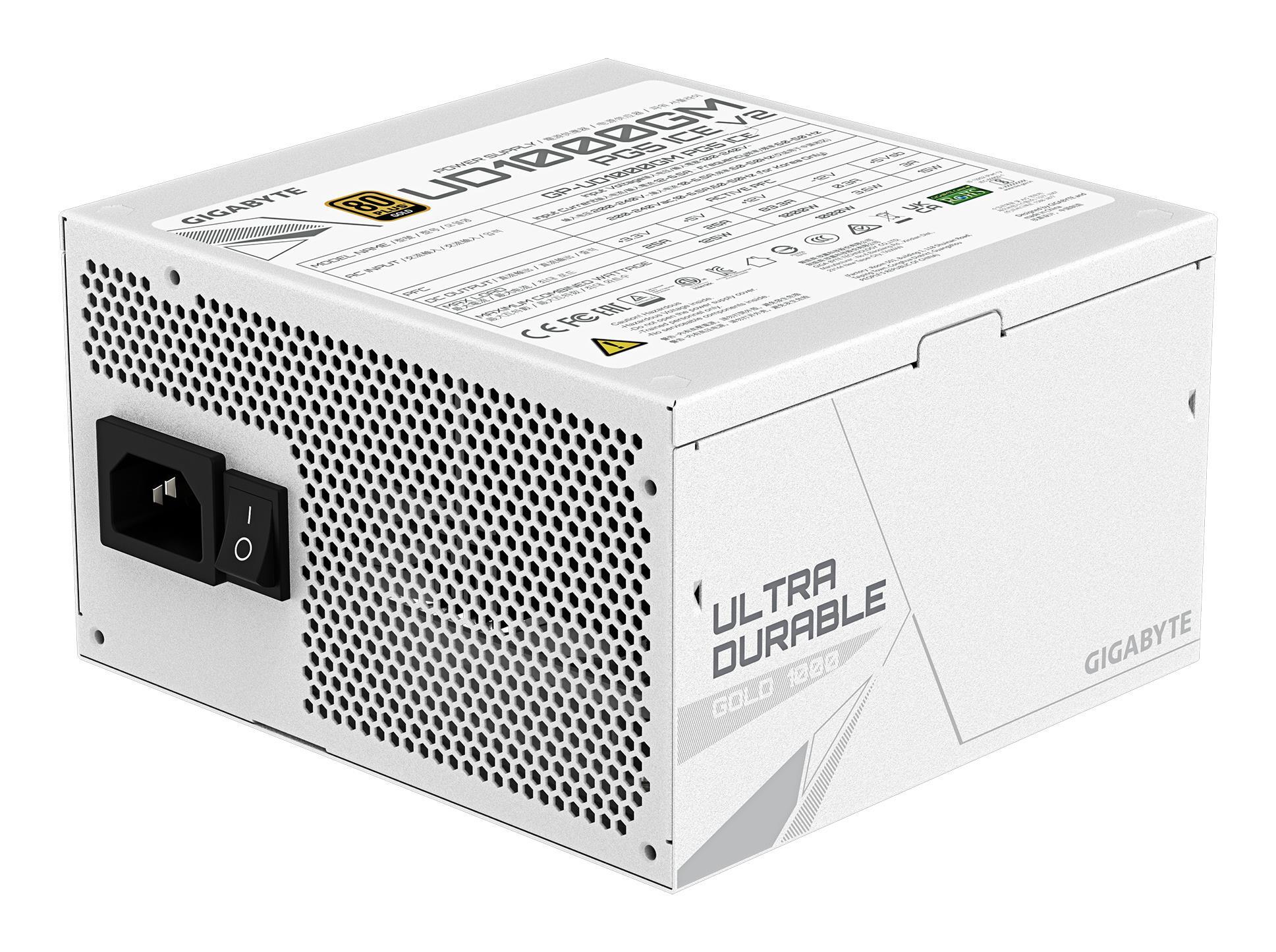Блок живлення GIGABYTE 1000W GP-UD1000GM PG5 ICE (GP-UD1000GM PG5 ICE)фото2