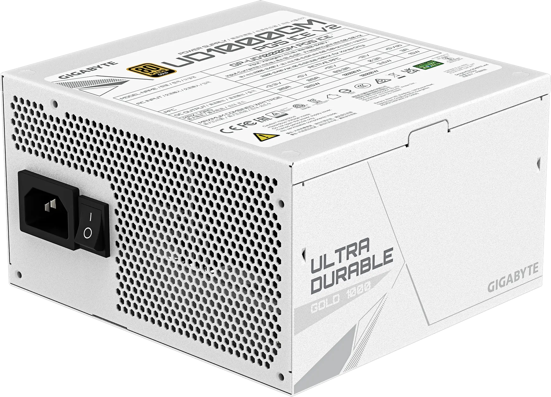Блок живлення GIGABYTE 1000W GP-UD1000GM PG5 ICE (GP-UD1000GM PG5 ICE)фото5