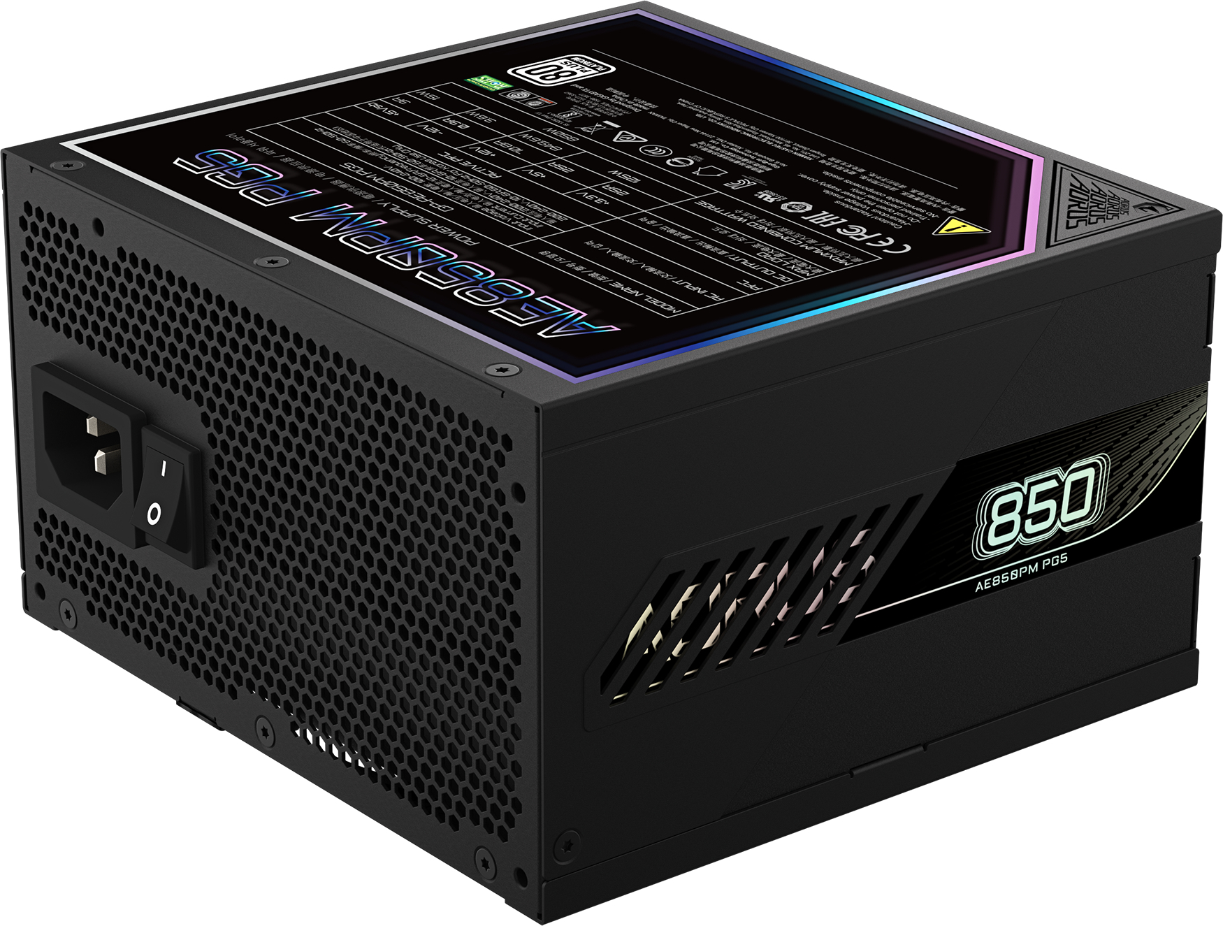 Блок питания GIGABYTE AORUS ELITE P850W (GP-AE850PM PG5) фото 
