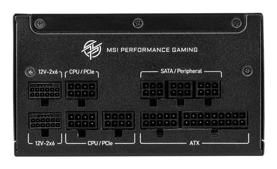 Блок питания MSI 850W MPG A850GS PCIE5 (MPG A850GS PCIE5) фото