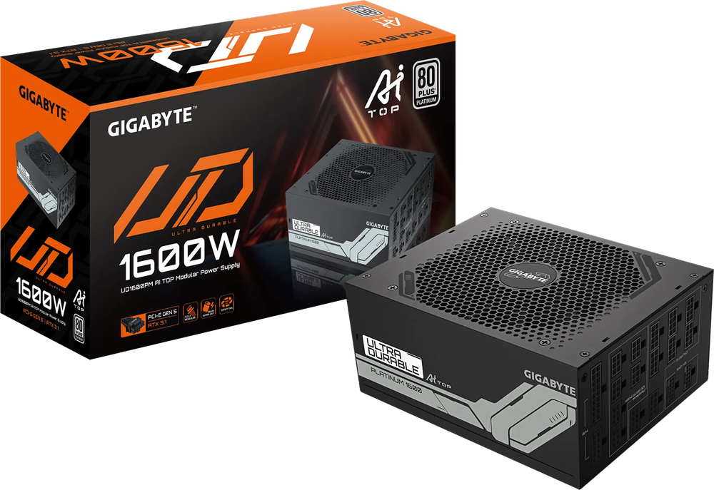 Блок питания GIGABYTE 1600W GP-UD1600PM PG5 (GP-UD1600PM PG5) фото 