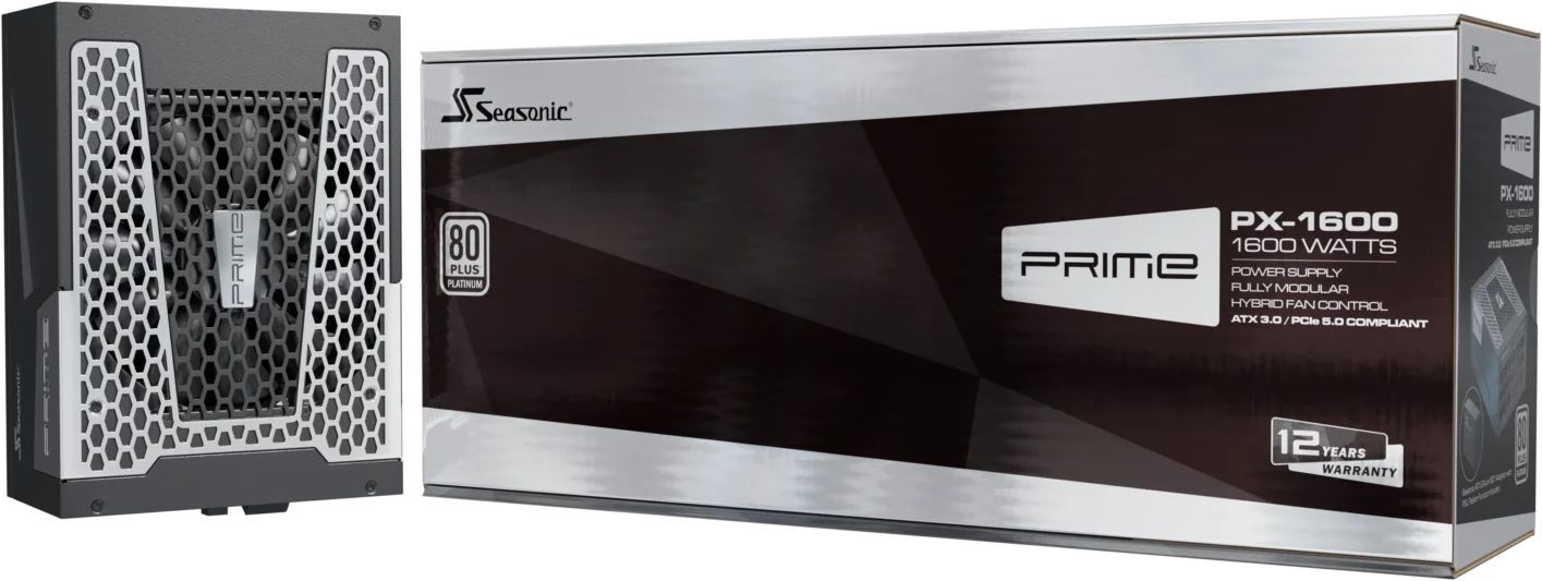 Блок питания SEASONIC 1600W PRIME PX 1600-ATX31 (PRIME PX 1600-ATX31) фото 