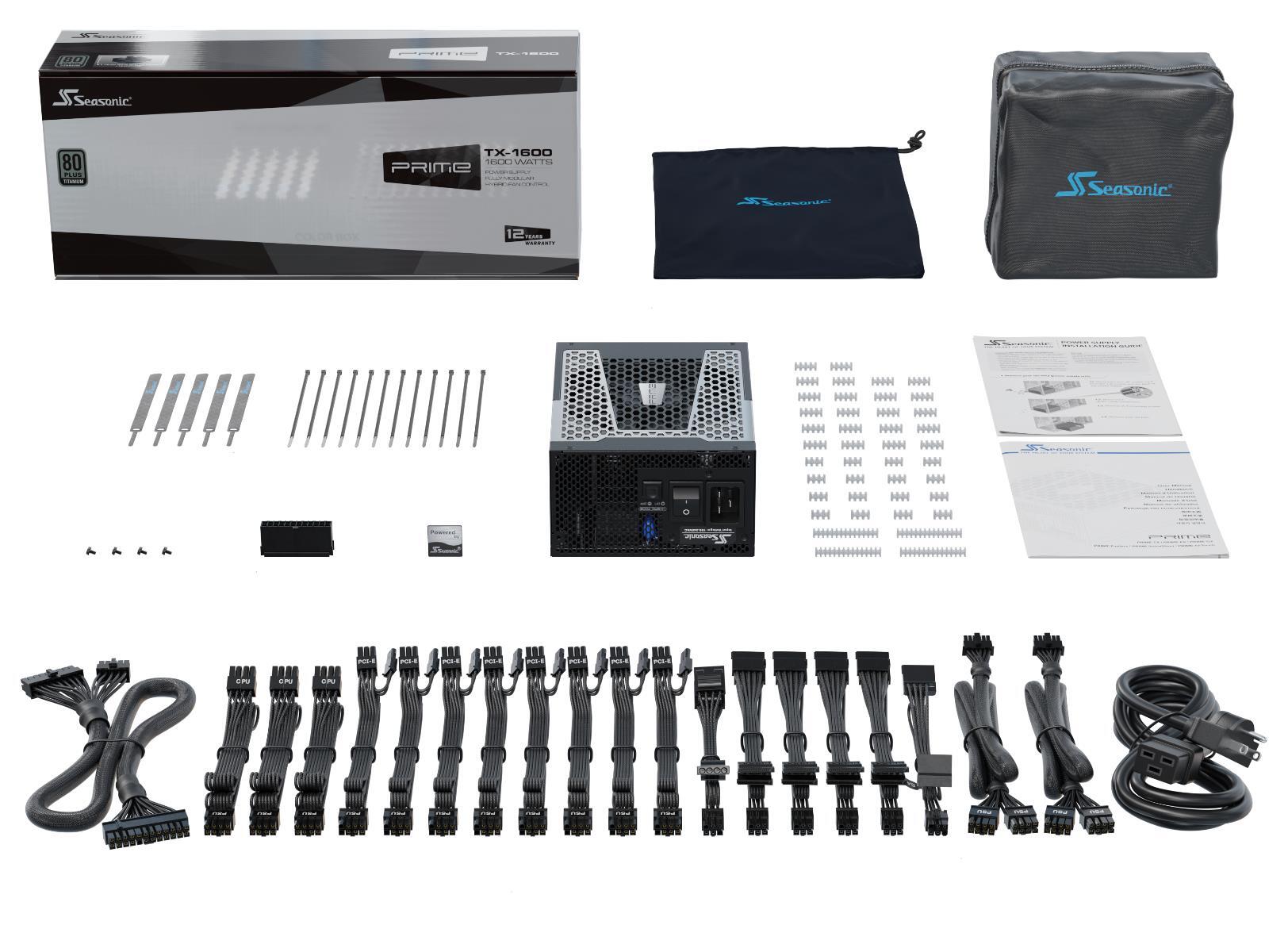 Блок живлення SEASONIC 1600W PRIME TX 1600-ATX31 (PRIME TX 1600-ATX31)фото6