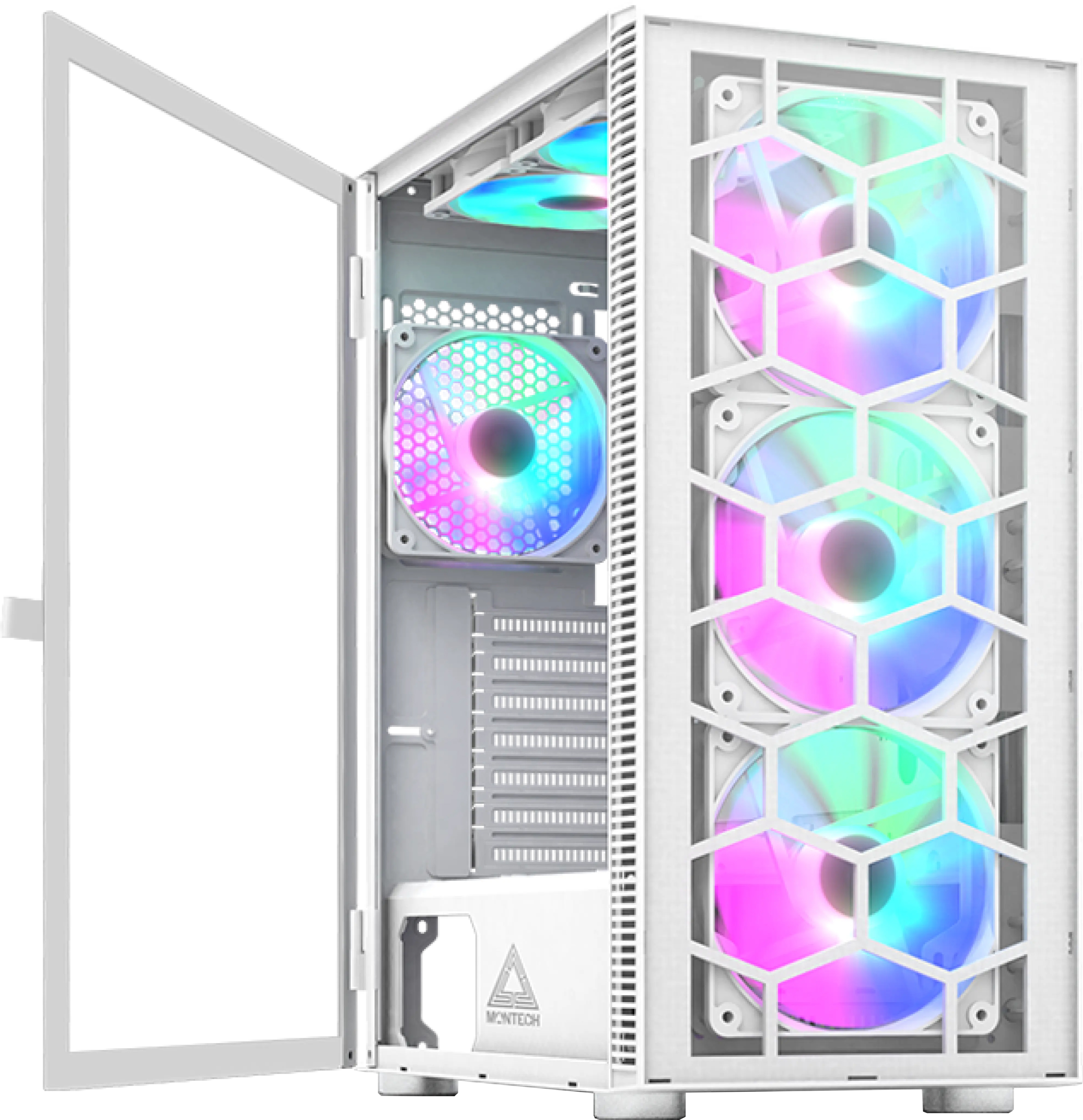 Корпус MONTECH X3 GLASS White (X3 GLASS (W)) фото 2