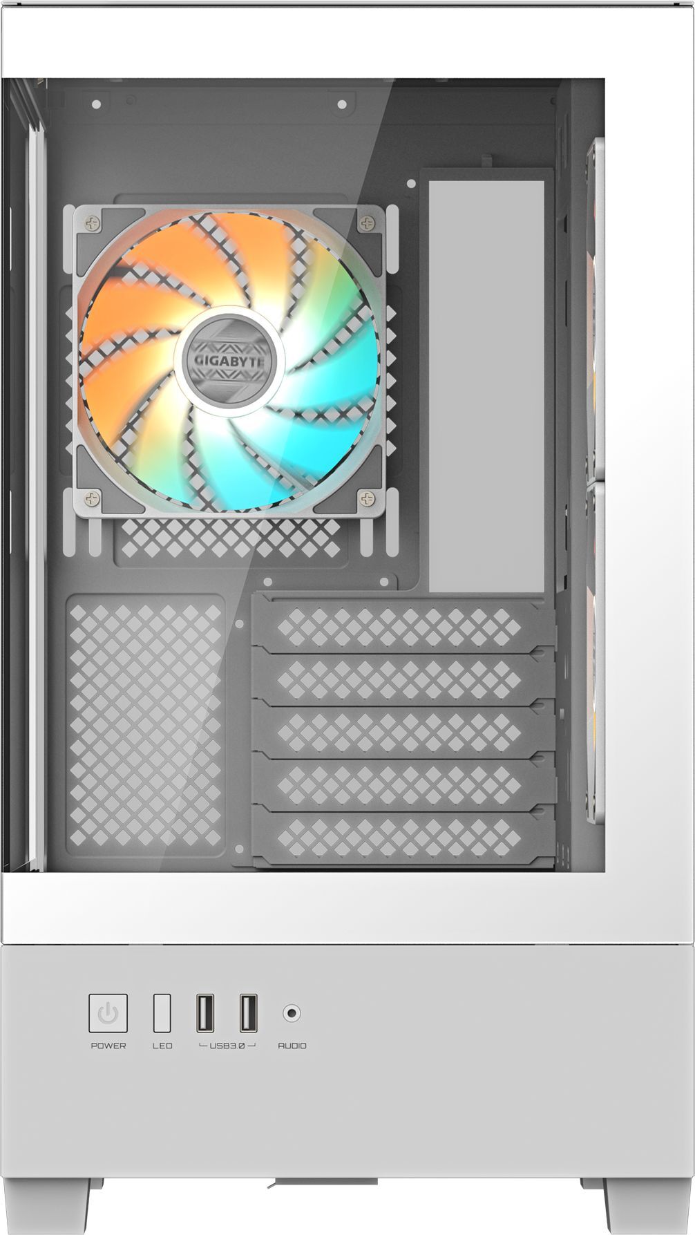 Корпус GIGABYTE C201 Panoramic Ice (GB-C201PI) фото 3