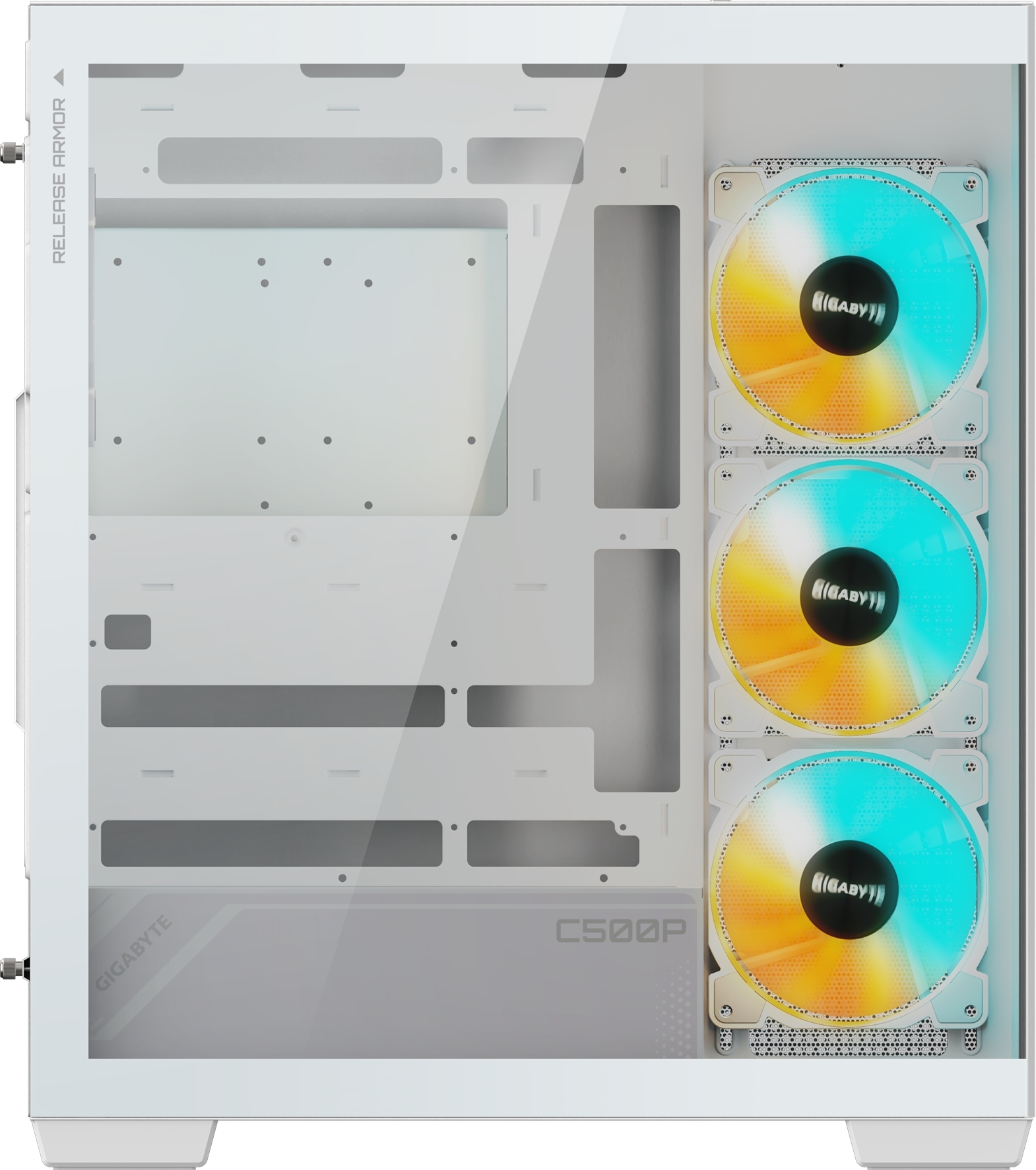 Корпус GIGABYTE C500 Panoramic Stealth Ice (GB-C500PI ST) фото 4