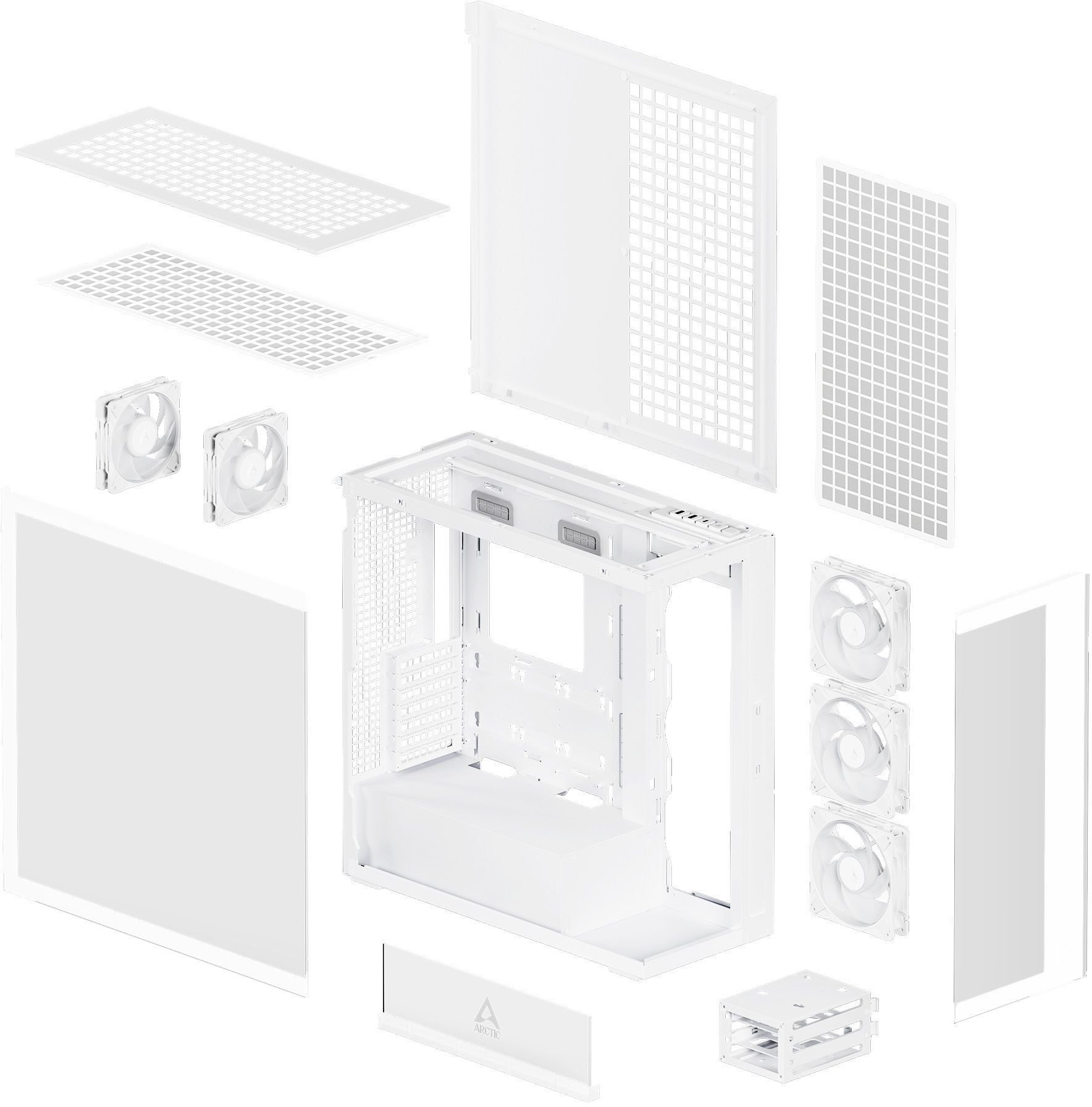 Корпус ARCTIC Xtender White (ACPCC00014A)фото13