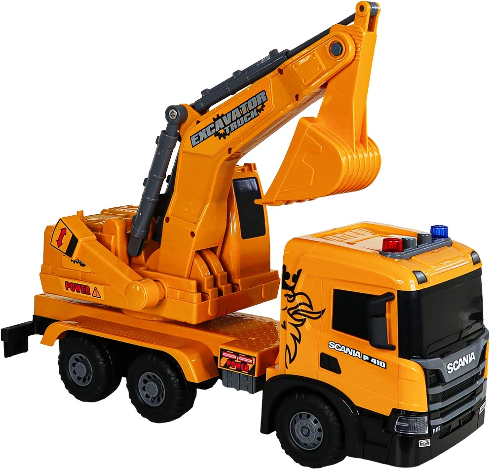 Автомодель TechnoDrive - Экскаватор Scania (свет, звук), (5006KS) фото