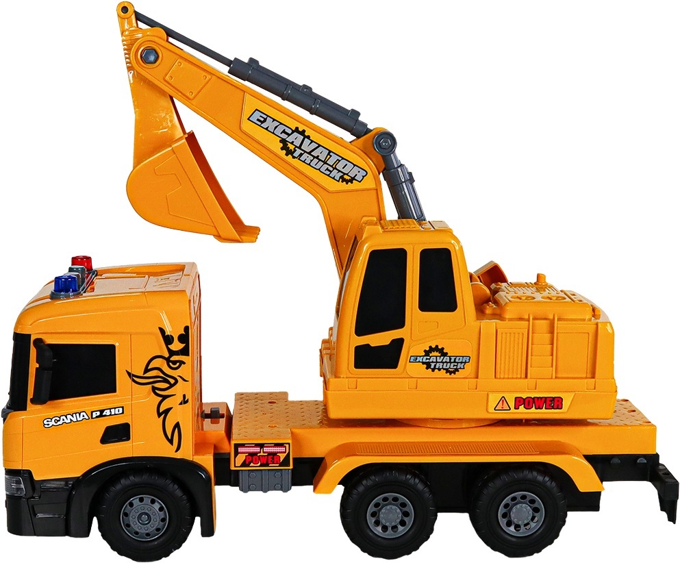 Автомодель TechnoDrive - Экскаватор Scania (свет, звук), (5006KS) фото