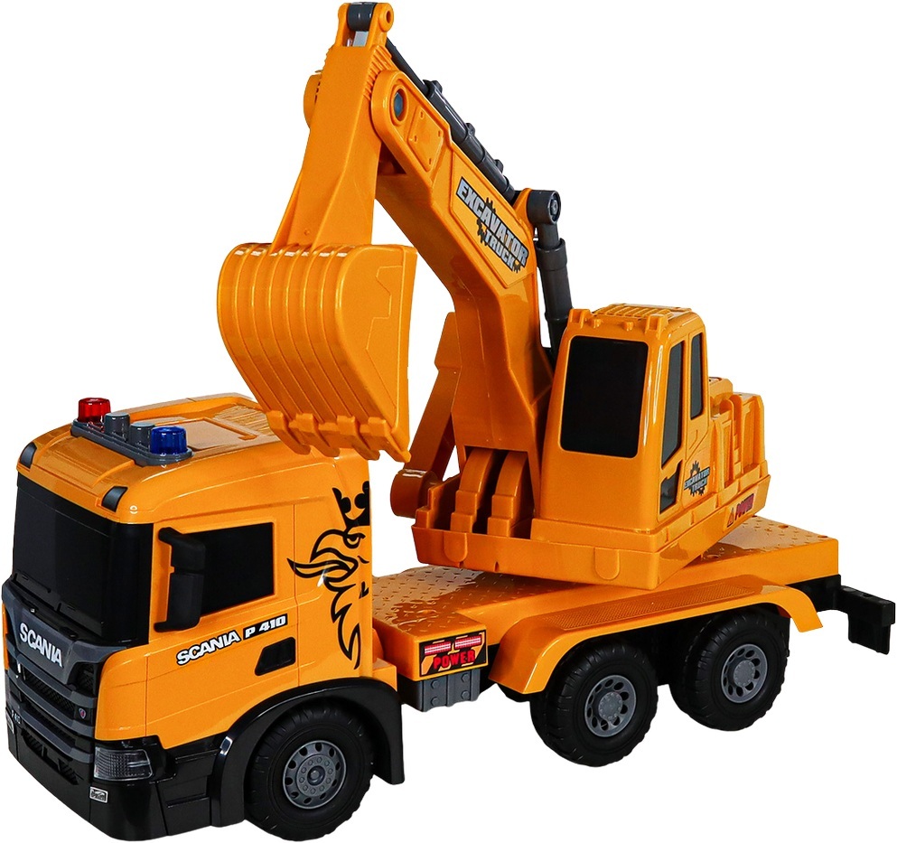 Автомодель TechnoDrive - Экскаватор Scania (свет, звук), (5006KS) фото 7