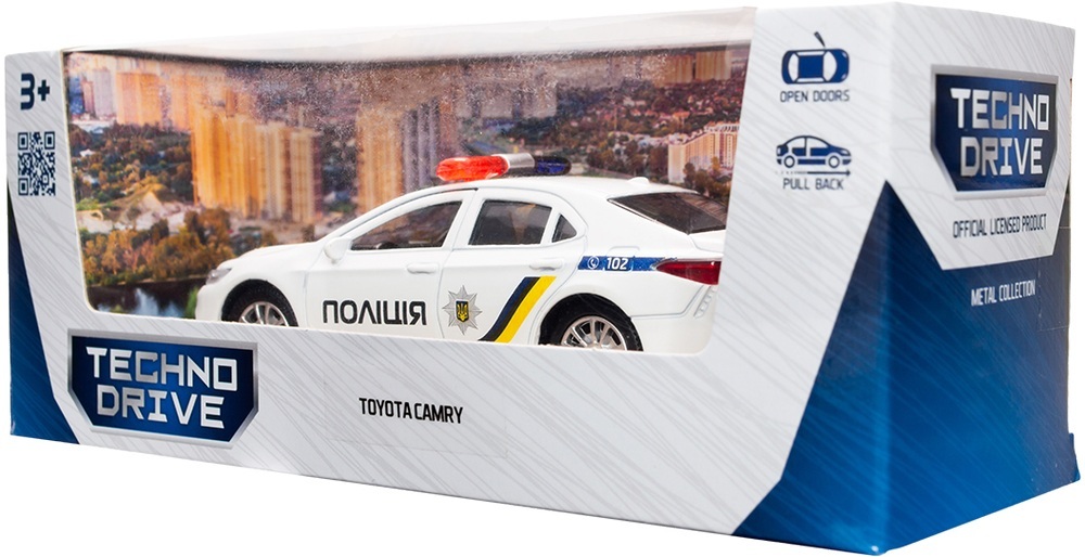 Автомодель TechnoDrive - Toyota Camry Поліція (KM250416)фото14
