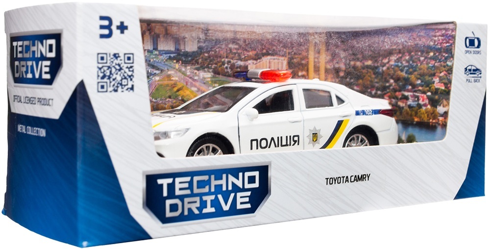 Автомодель TechnoDrive - Toyota Camry Поліція (KM250416)фото12