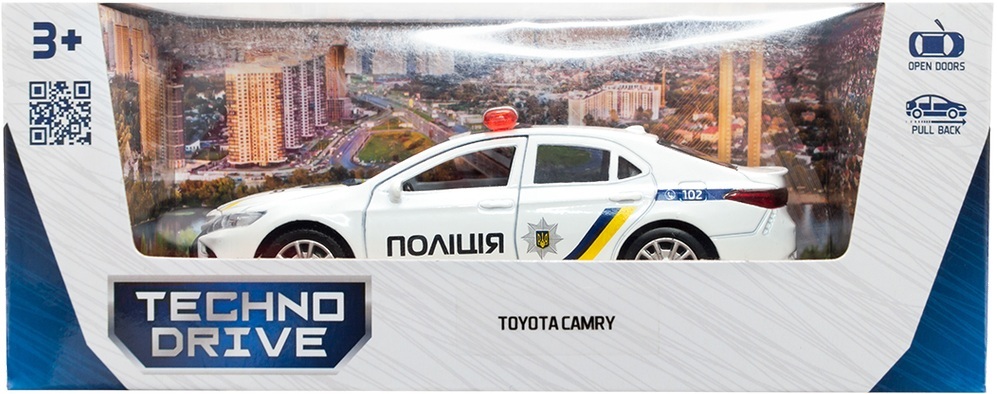 Автомодель TechnoDrive - Toyota Camry Поліція (KM250416)фото13