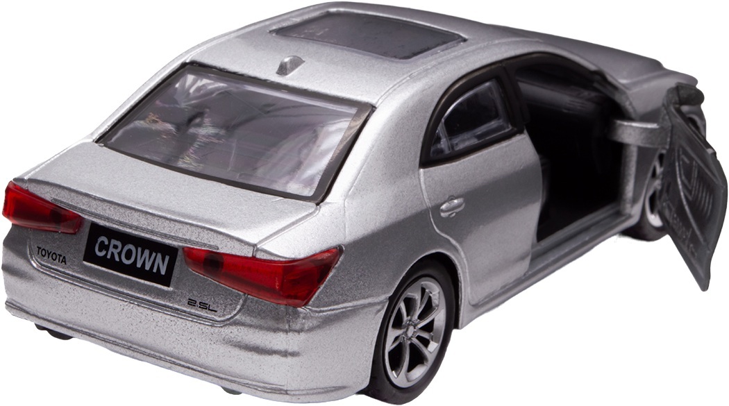 Автомодель TechnoDrive - Toyota Crown серебристый (KM250418) фото 