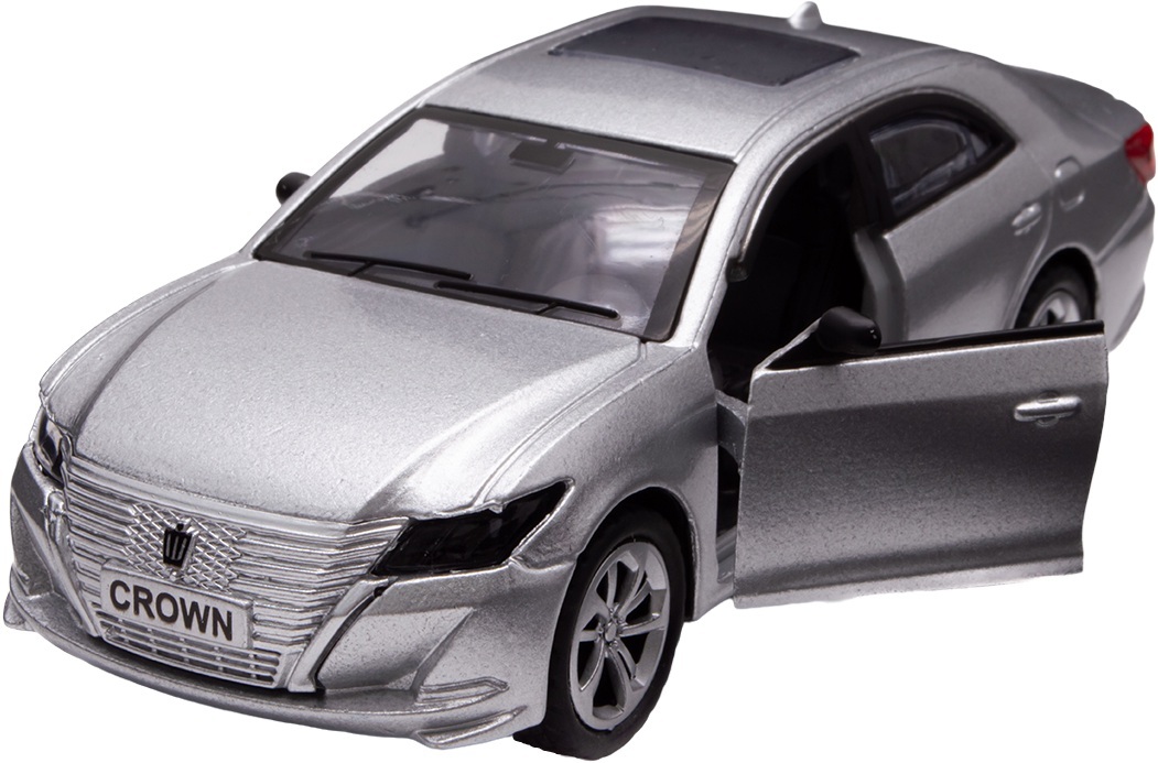 Автомодель TechnoDrive - Toyota Crown серебристый (KM250418) фото 