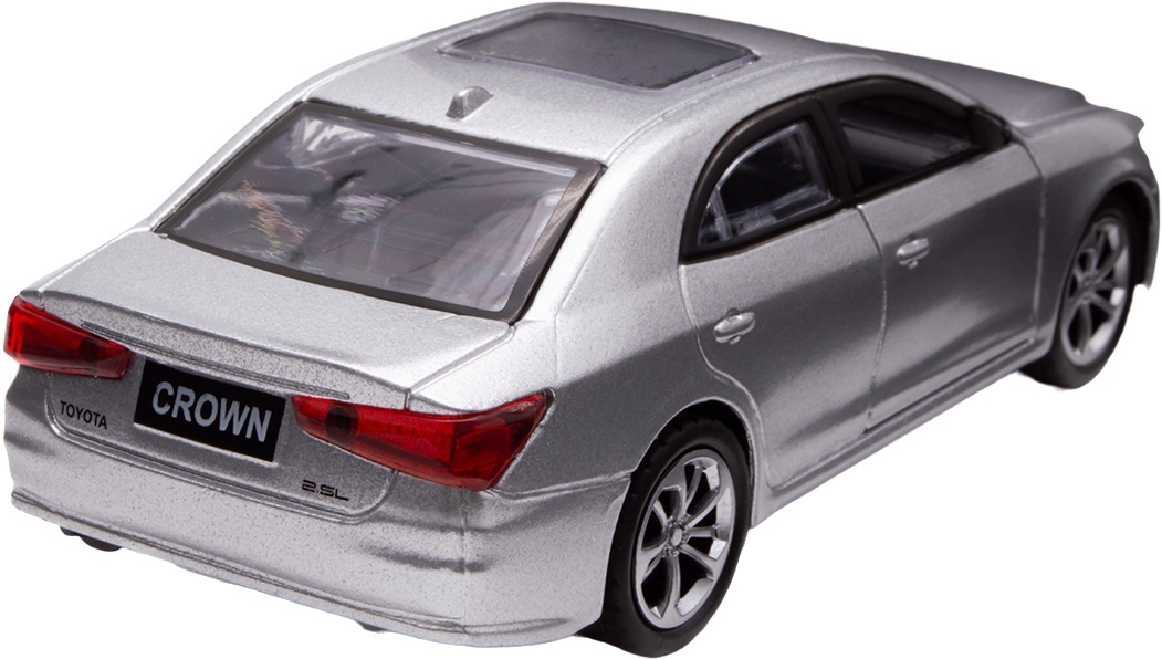 Автомодель TechnoDrive - Toyota Crown серебристый (KM250418) фото 