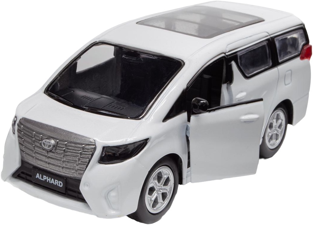 Автомодель TechnoDrive - Toyota Alphard белый (KM250419) фото 