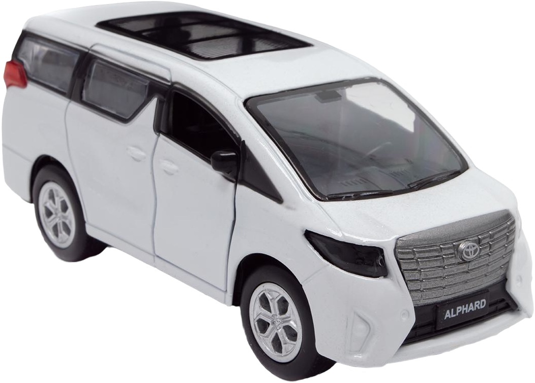 Автомодель TechnoDrive - Toyota Alphard белый (KM250419) фото 