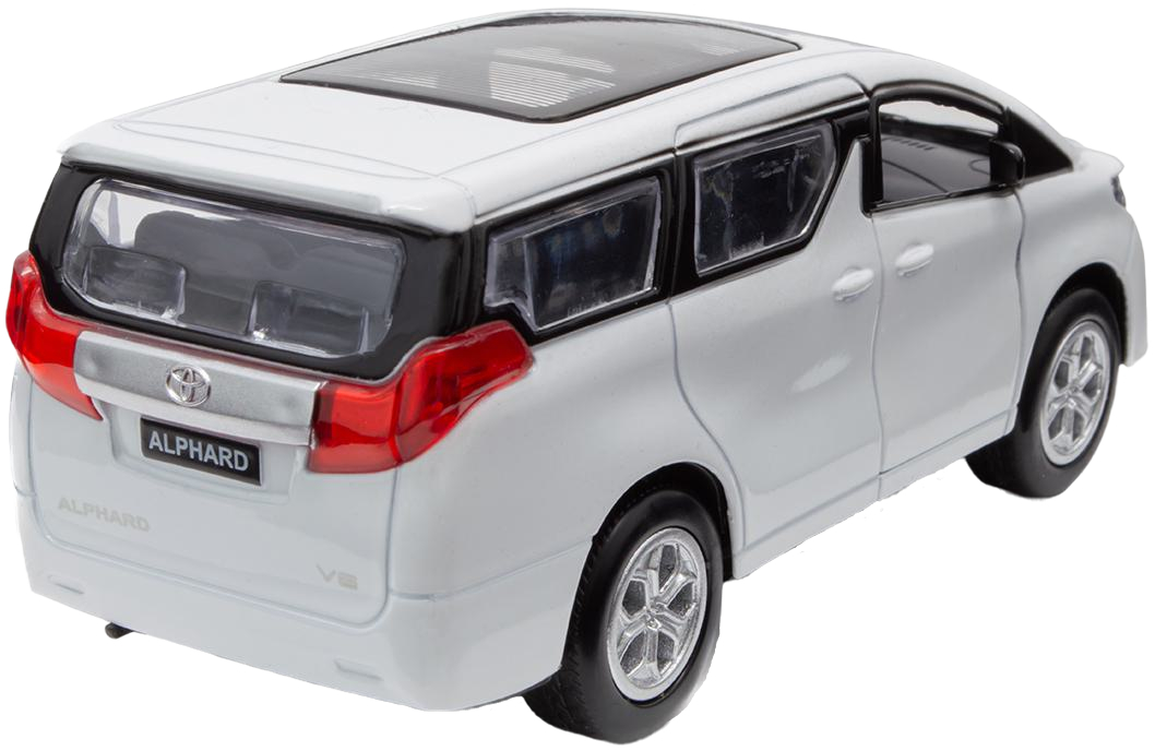 Автомодель TechnoDrive - Toyota Alphard белый (KM250419) фото 