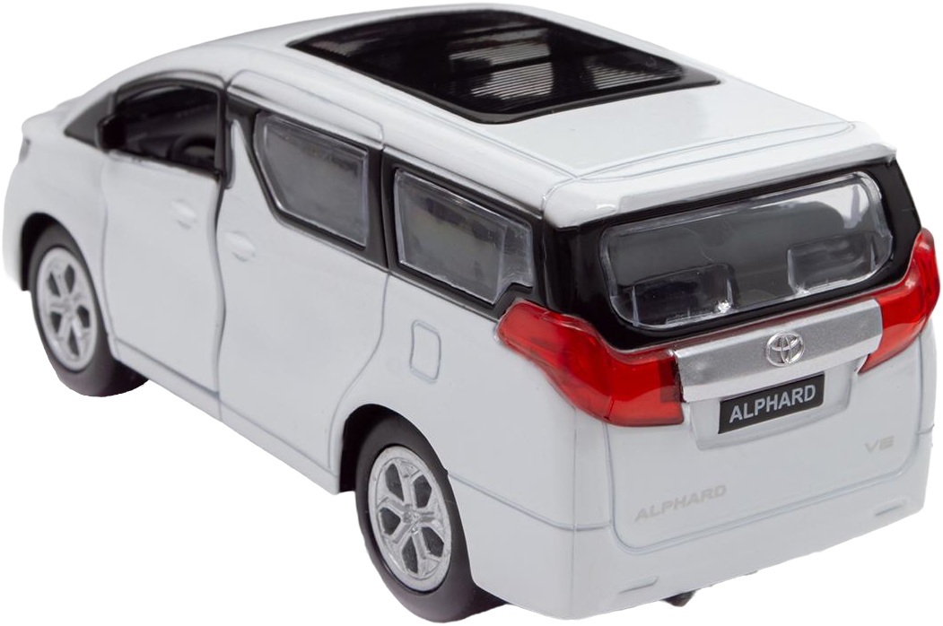 Автомодель TechnoDrive - Toyota Alphard белый (KM250419) фото 