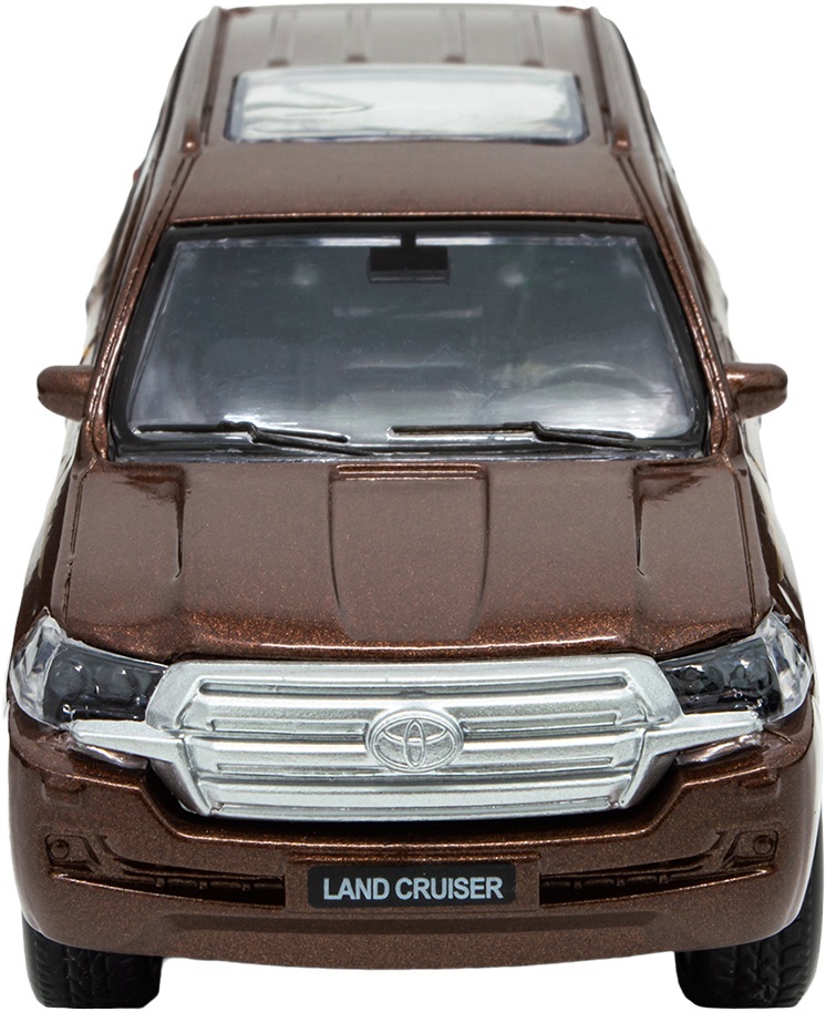 Автомодель TechnoDrive - Toyota Land Cruiser коричневый (KM250420) фото 