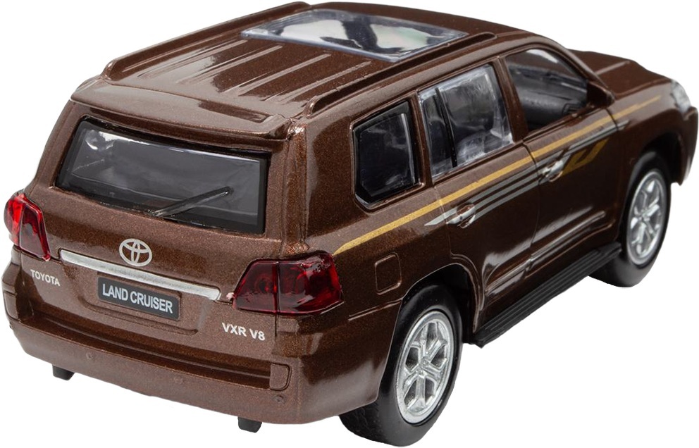 Автомодель TechnoDrive - Toyota Land Cruiser коричневый (KM250420) фото 
